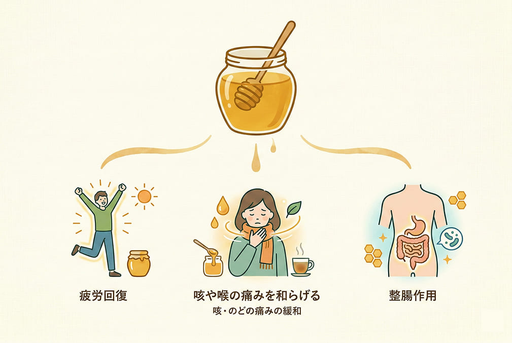 ハチミツの効果効能