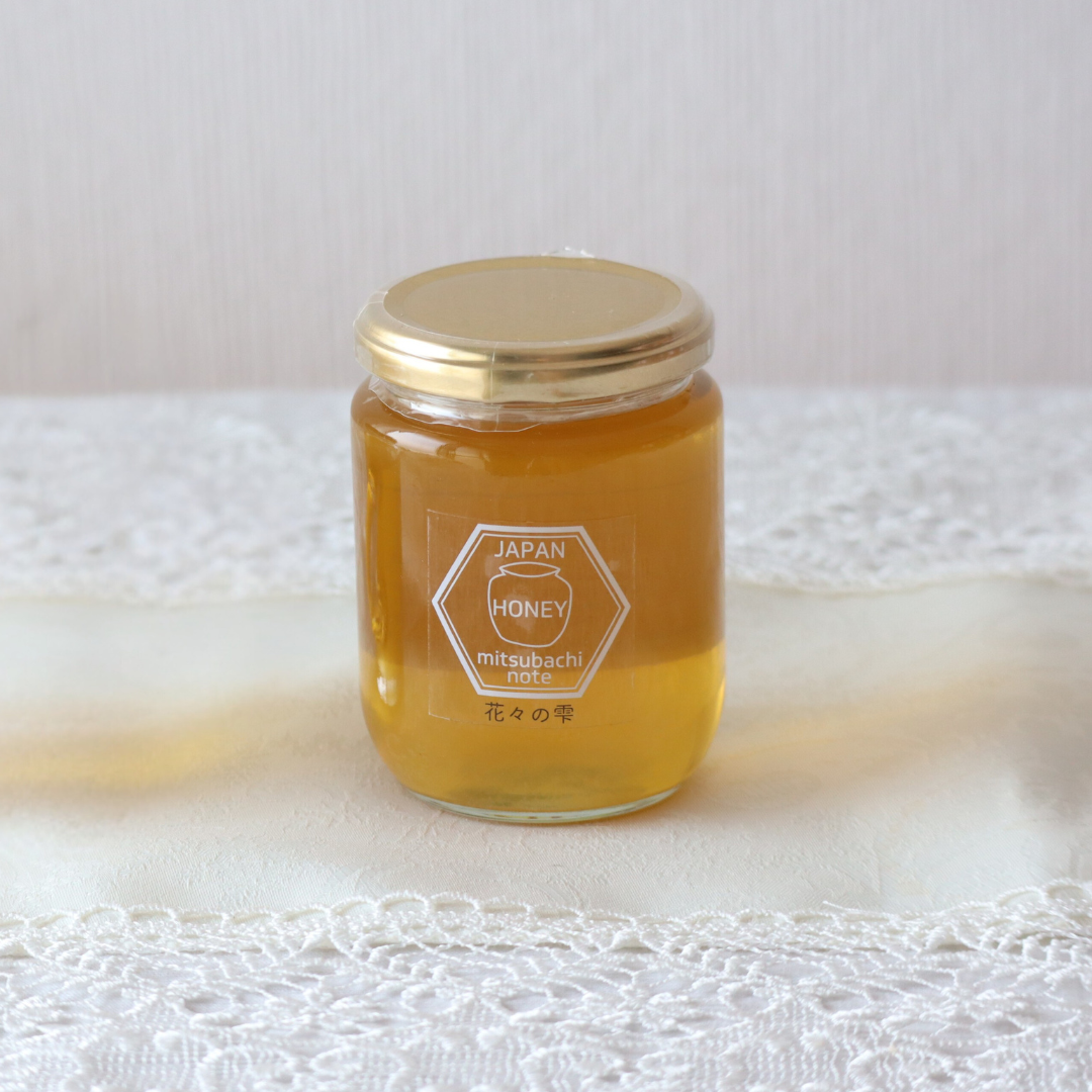 定期便】 [3か月毎お届け] 花々の雫(瓶タイプ） 300g みつばちのーと