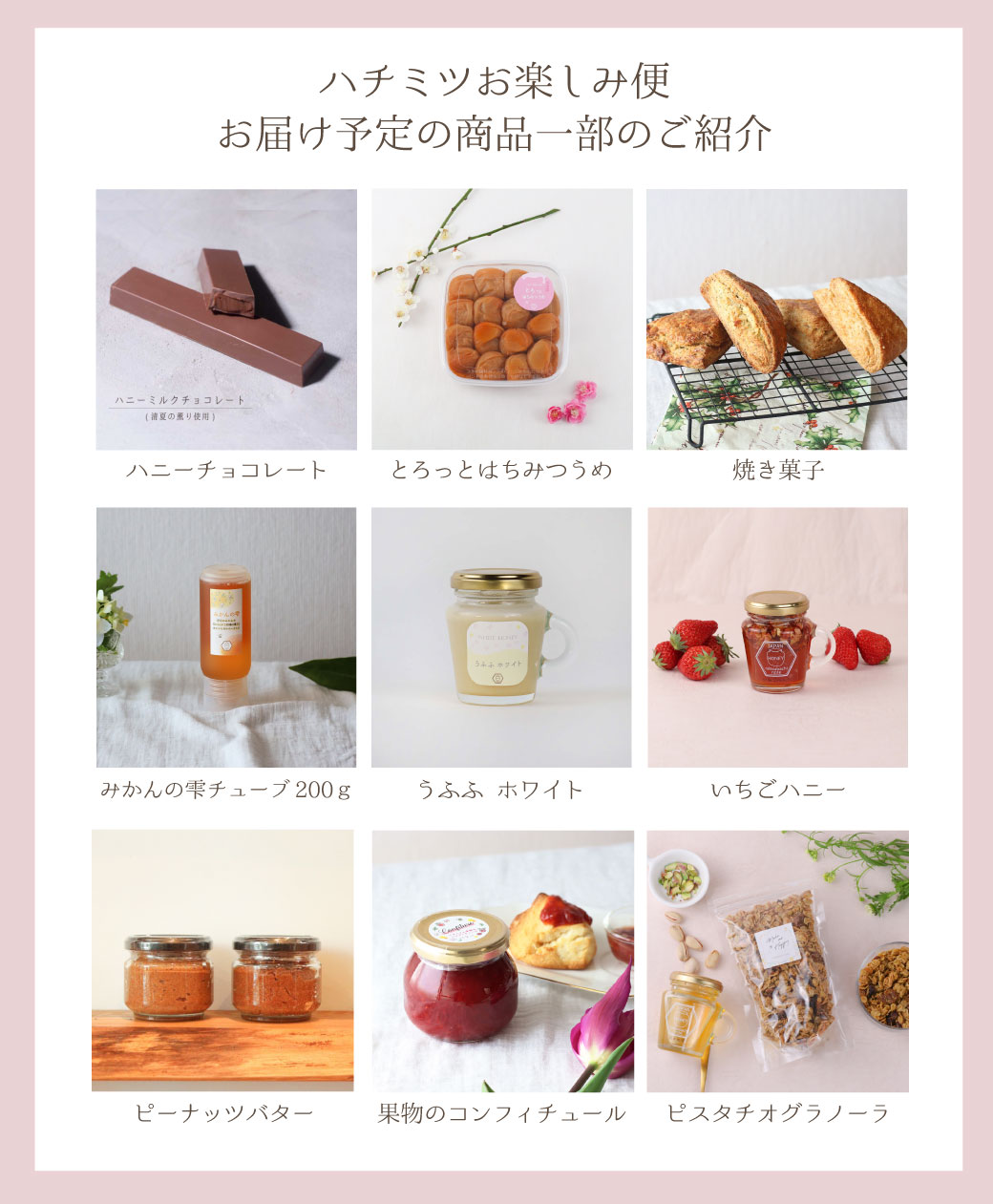 お楽しみ便】わくわくご褒美コース（2点お届け） みつばちのーと