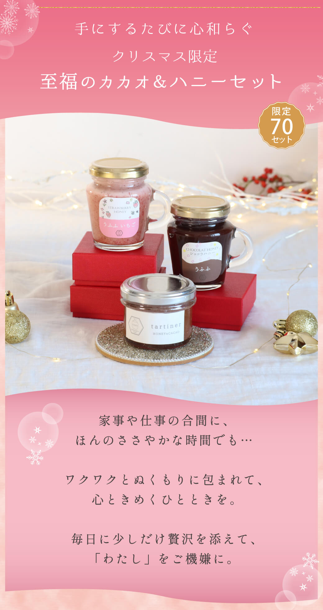 限定70セット】至福のカカオ＆ハニーセット ※12/25(木)まで みつばちのーと