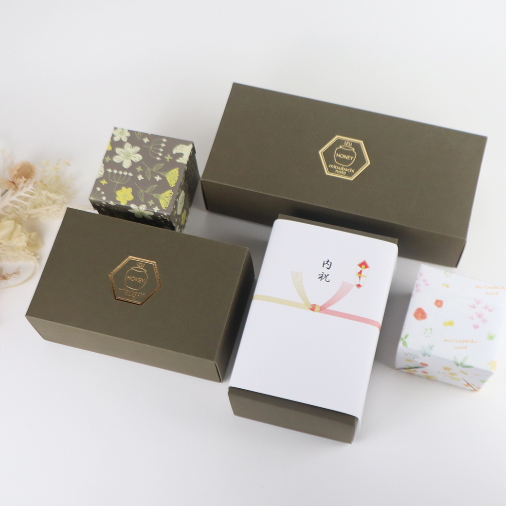 102]はちみつ2本セット(花々の雫・清夏の薫り 各300g）化粧箱付き