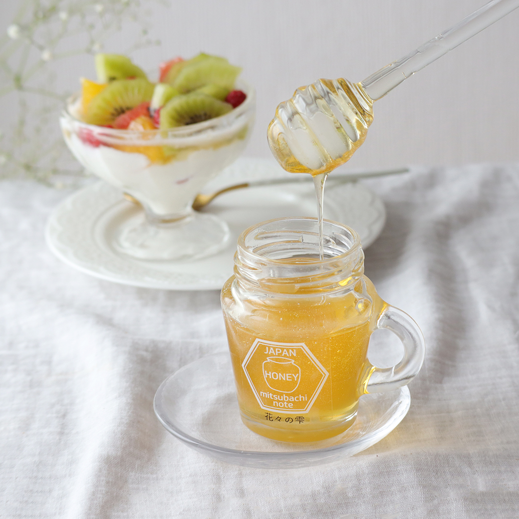 花々の雫といちじく漬けギフトセット（ボックス・巾着） みつばちのーと