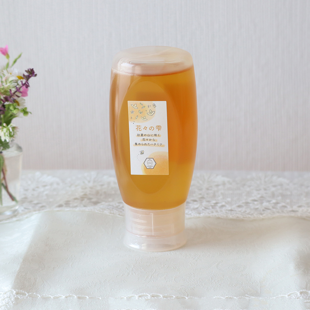 502]はちみつ2本セット（花々の雫・清夏の薫り チューブタイプ各500g