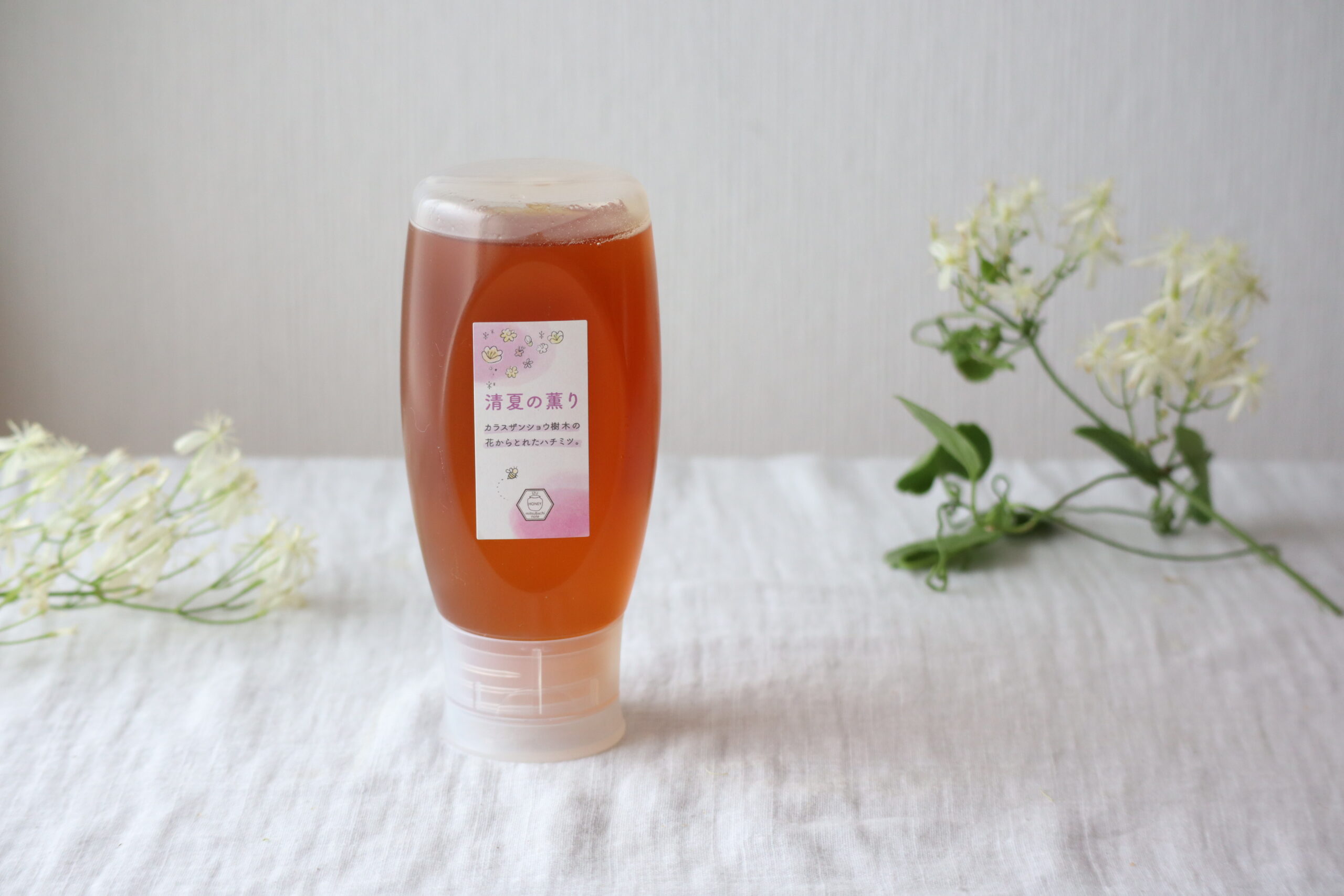 502]はちみつ2本セット（花々の雫・清夏の薫り チューブタイプ各500g