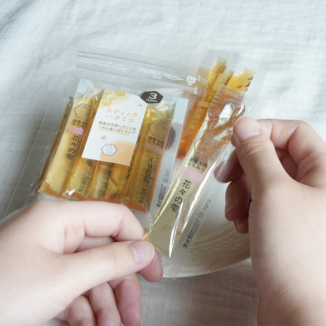 3種ミックス スティック みつばちのーと