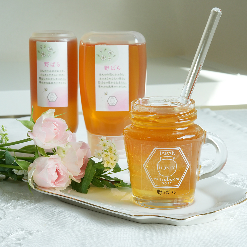 新商品】野ばら みつばちのーと