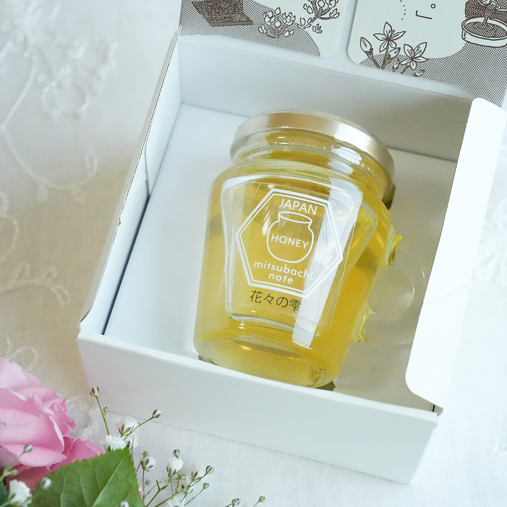 オリジナルギフトボックスセット（ハチミツ ビン120gx1本・ボックス