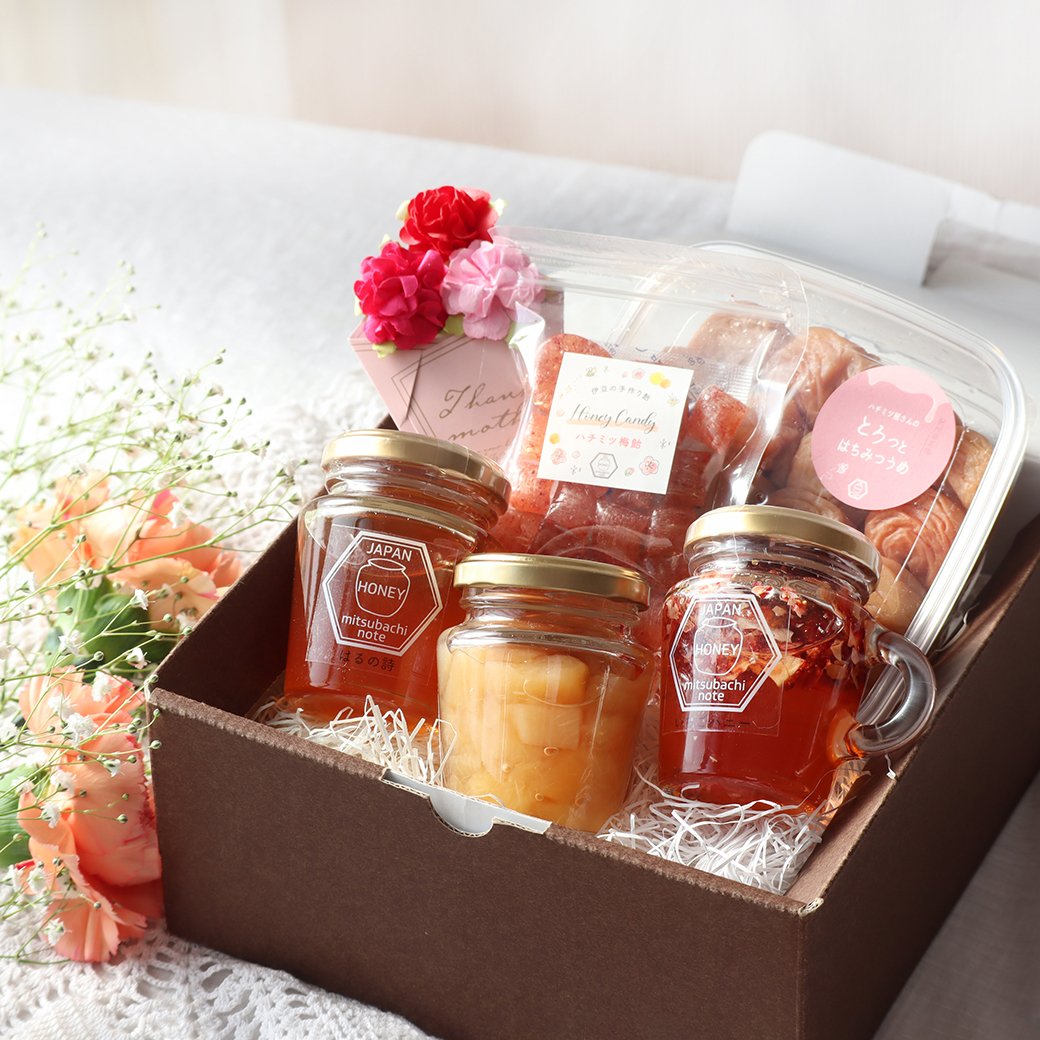 梅とフルーツハニーギフトセット