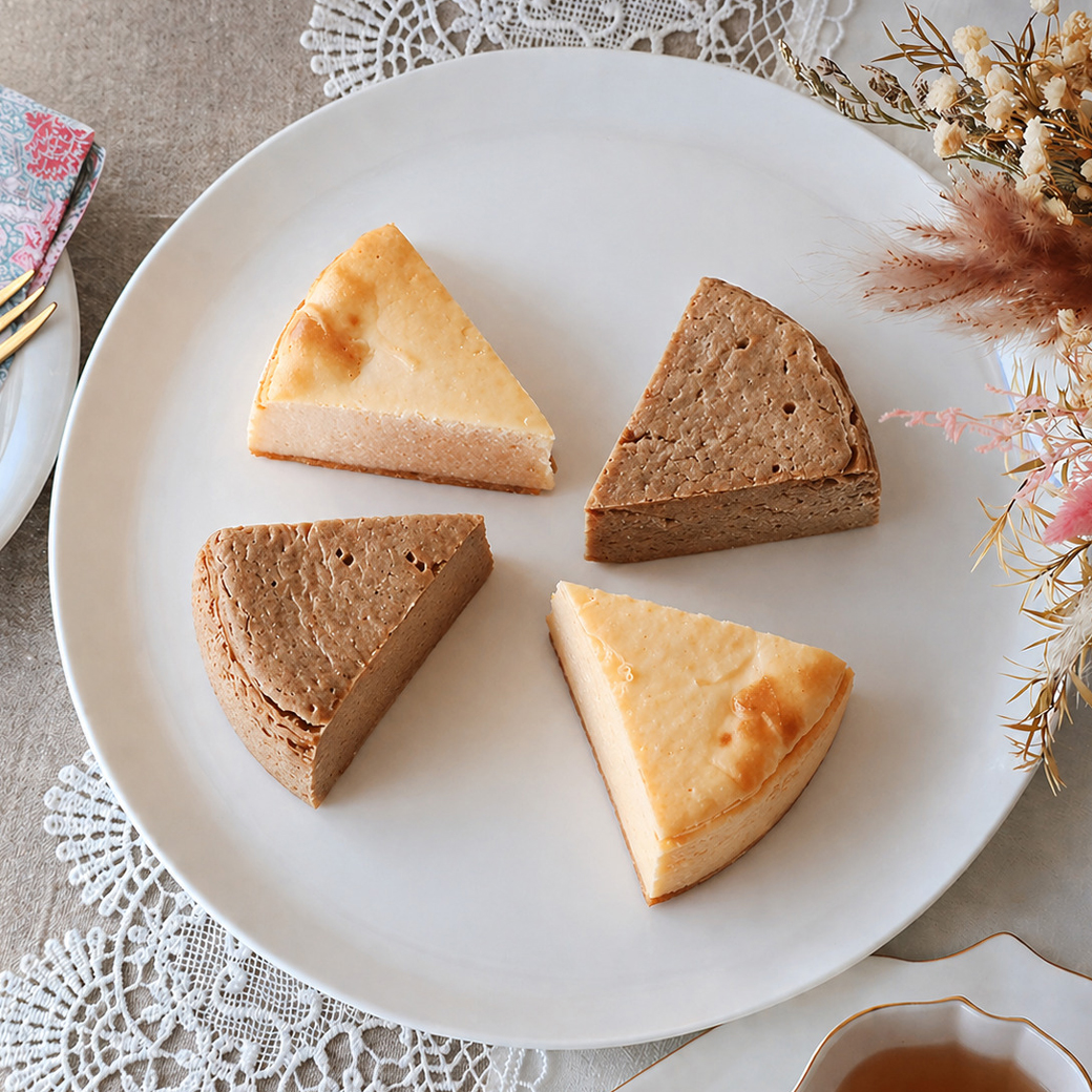 チーズケーキ4個セット(2種×2個)