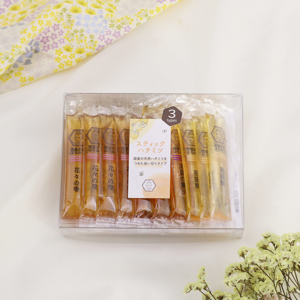 送料無料】3種ミックス 30本入 X 3セット みつばちのーと